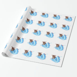 Chihuahuawelpe in der Windeltasche Geschenkpapier