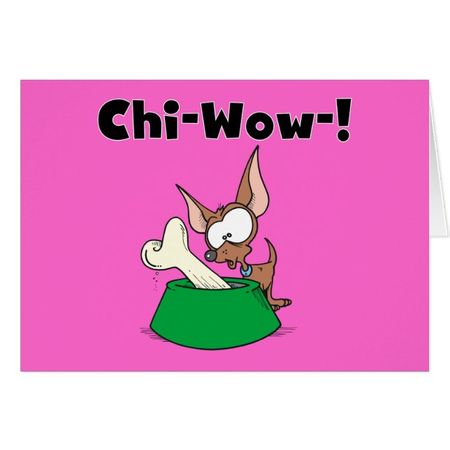 Chihuhua Chi-Wow T - Shirt und Geschenke (Vorderseite (Horizontal))