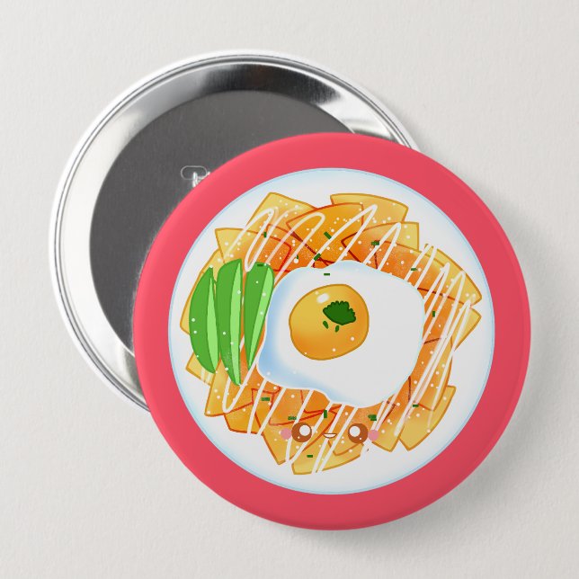 Chilaquiles Rojos Button (Vorne & Hinten)