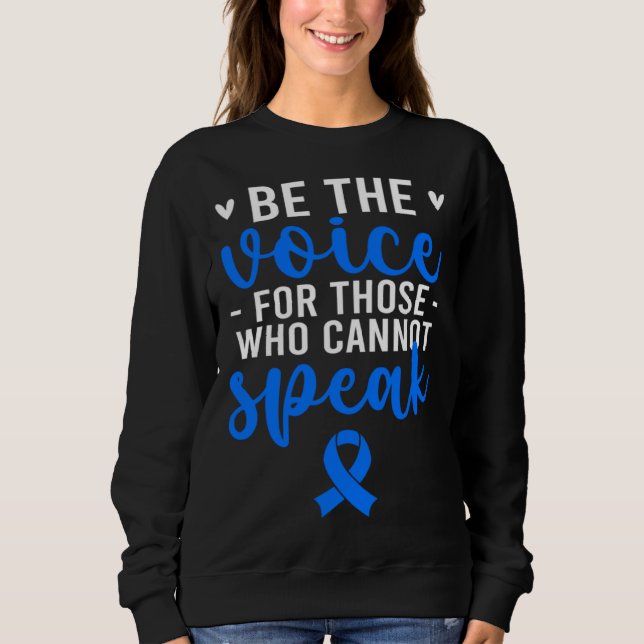 Child Abuse Prevention Month Child Abuse Awareness Sweatshirt (Vorderseite)