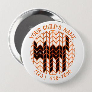 Child-ID-Taste für SCHWARZEN CAT-STRICK Button
