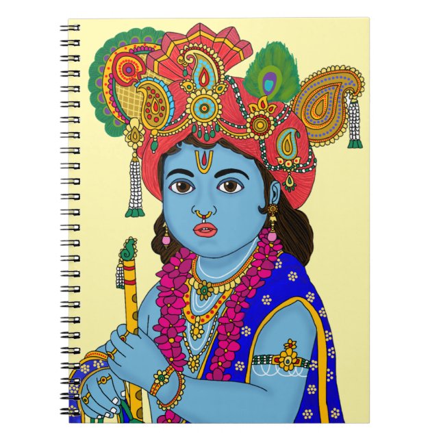 Child Krishna Stationery Notizblock (Vorderseite)