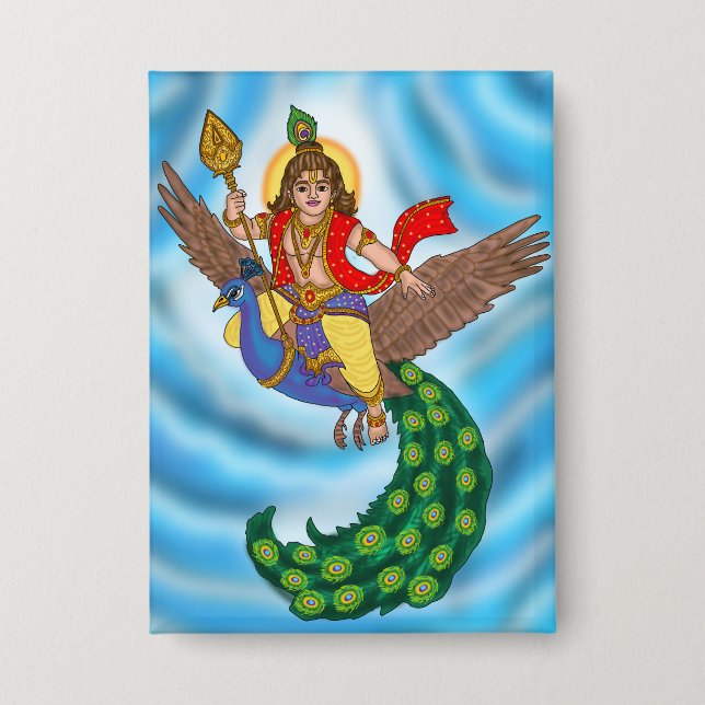 Child Murugan Button (Vorderseite)