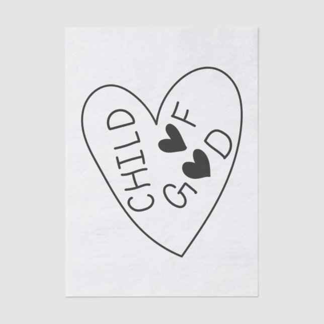 Child of God Seidenpapier (Vorderseite)