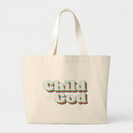Child of God Vintage Christian Inspirational Jumbo Stoffbeutel