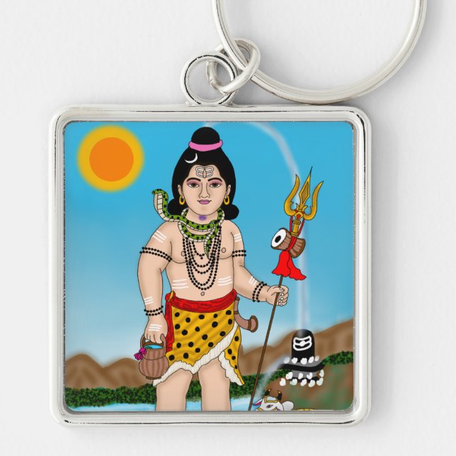 Child Shiva Keychain Schlüsselanhänger (Vorne)