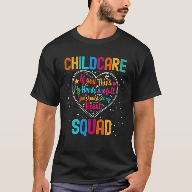 Childcare Squad Appreciation Week Back to School H T-Shirt (Vorderseite)