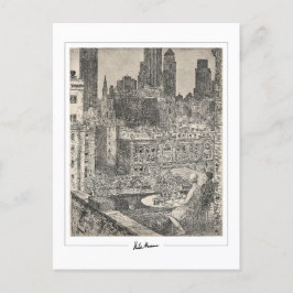 Childe Hassam #174-2 - Fine Art Postcard Postkarte