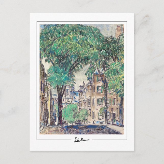 Childe Hassam #375 - Fine Art Postcard Postkarte (Vorderseite)