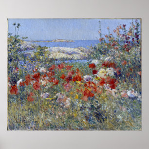 Childe Hassam Celia Thaxter Garden Poster