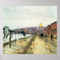 Childe Hassam - Charles River und Beacon Hill