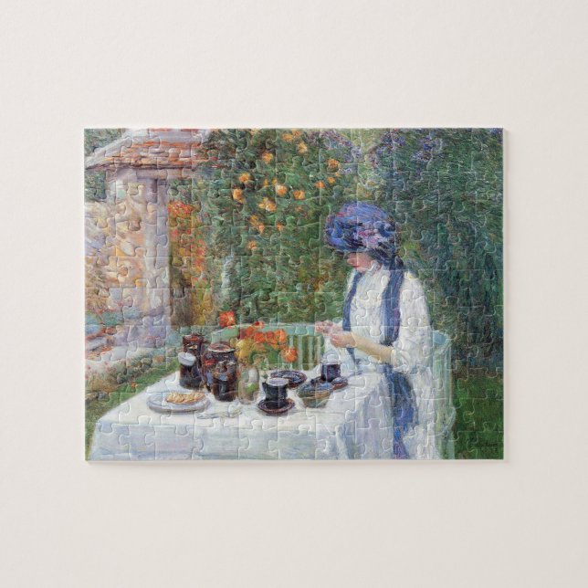 Childe Hassam - das Terre-Cuits Tee-Set (Horizontal)