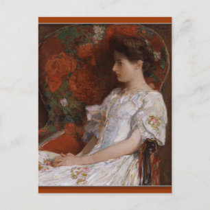 Childe Hassam Der Viktorianische Vorsitzende CC040 Postkarte