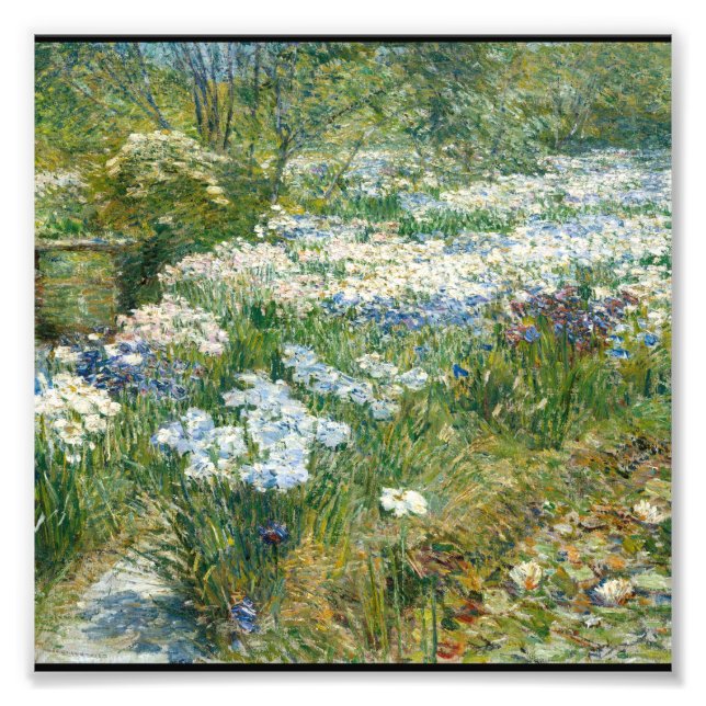 Childe Hassam - Der Wassergarten Fotodruck (Vorne)