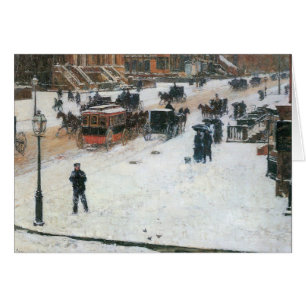 Childe Hassam - Fifth Avenue im Winter
