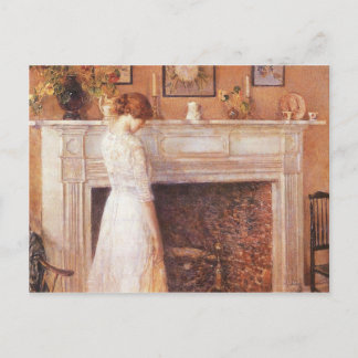 Childe Hassam - Im alten Haus Postkarte