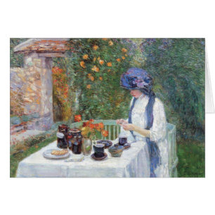 Childe Hassam - le service à thé de Terre-Cuits