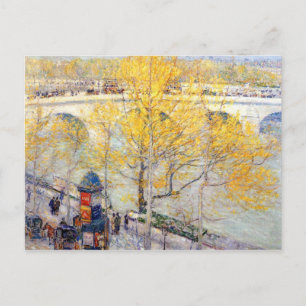 Childe Hassam - Pont Royal Paris Postkarte