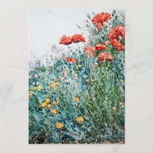 Childe Hassam - Poppies, Appledore Einladung