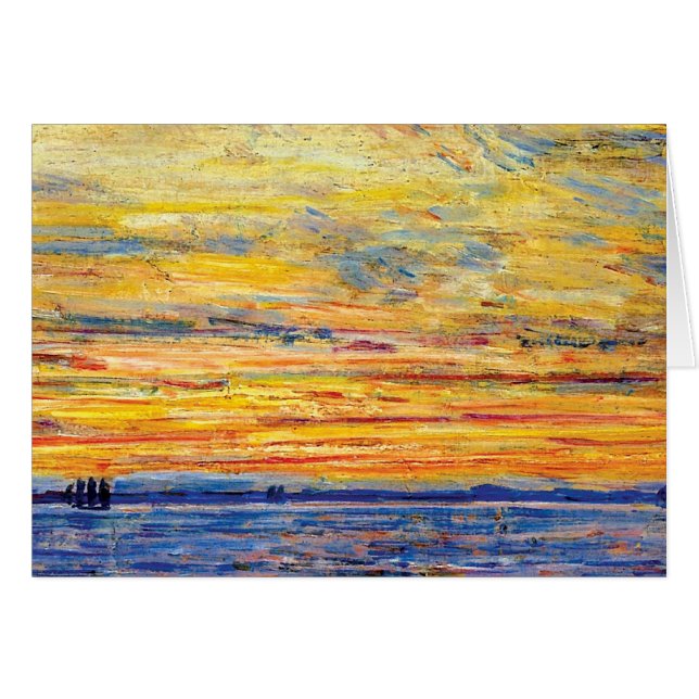 Childe Hassam - Soirée (Devant horizontal)