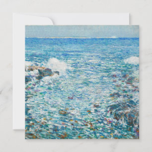 Childe Hassam - Surf, Inseln von Schuhen Feiertagskarte