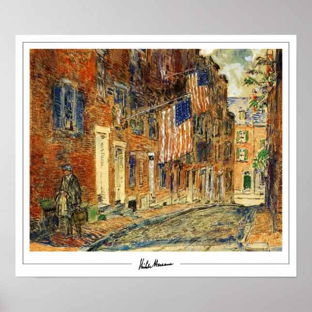 Childe Hassam Zedign Art Poster #185-2 (Vorne)
