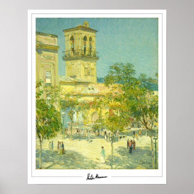 Childe Hassam Zedign Art Poster #1-2 (Vorne)