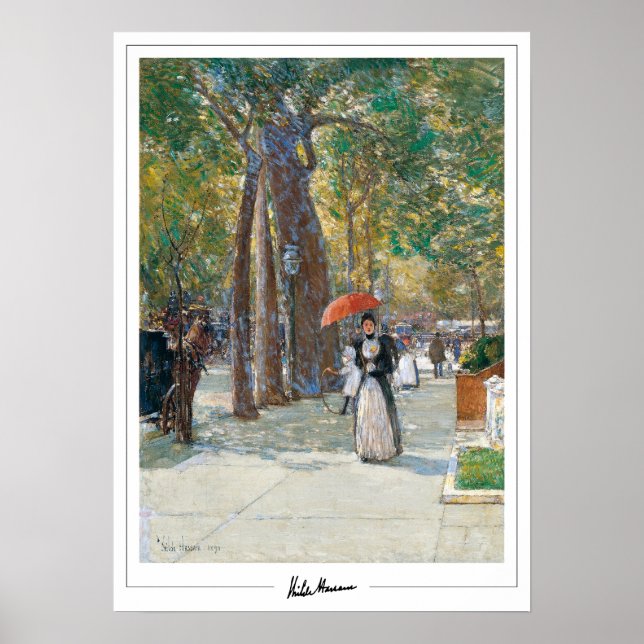 Childe Hassam Zedign Art Poster #241-2 (Vorne)