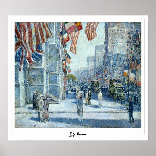 Childe Hassam Zedign Art Poster #282 (Vorne)