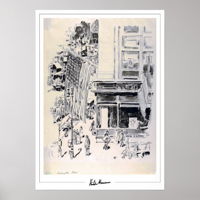 Childe Hassam Zedign Art Poster #341-2 (Vorne)