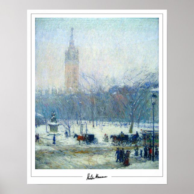 Childe Hassam Zedign Art Poster #35 (Vorne)