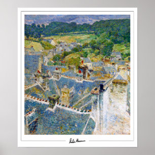 Childe Hassam Zedign Art Poster #402-2