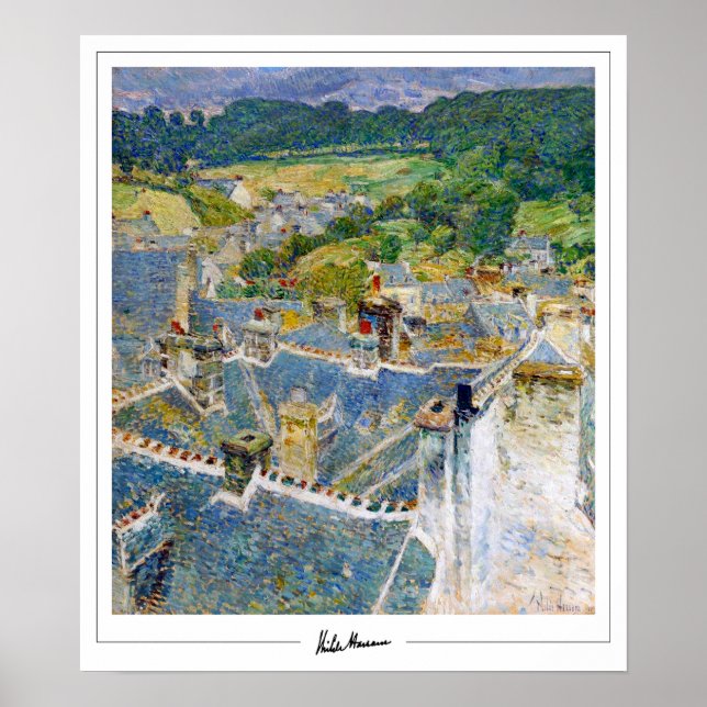 Childe Hassam Zedign Art Poster #402-2 (Vorne)