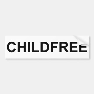 Childfree Autoaufkleber