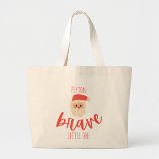 childhood cancer brave Custom Christmas Santa  Jumbo Stoffbeutel
