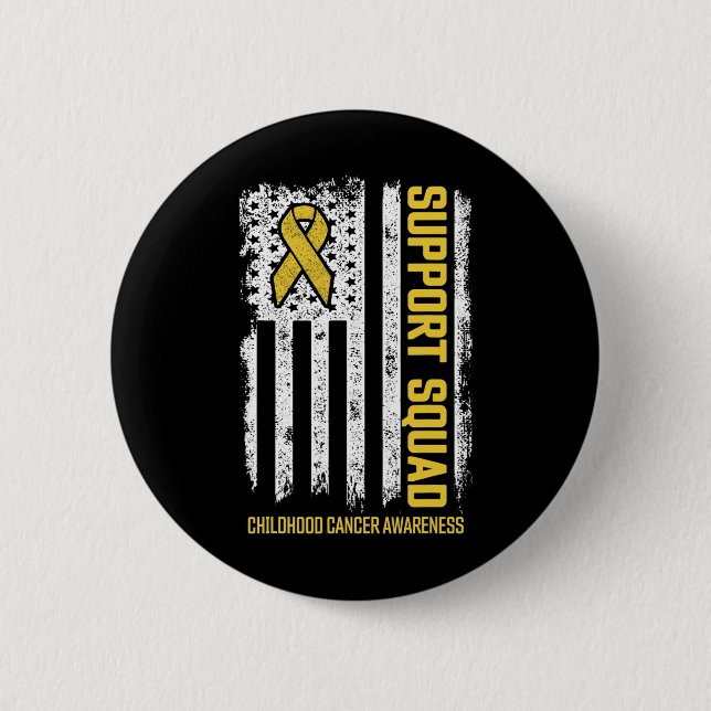 Childhood Cancer Support Squad Childhood Cancer Aw Button (Vorderseite)