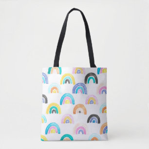 Childischer Regenbogen, Wasserfarbe Kindermuster. Tasche