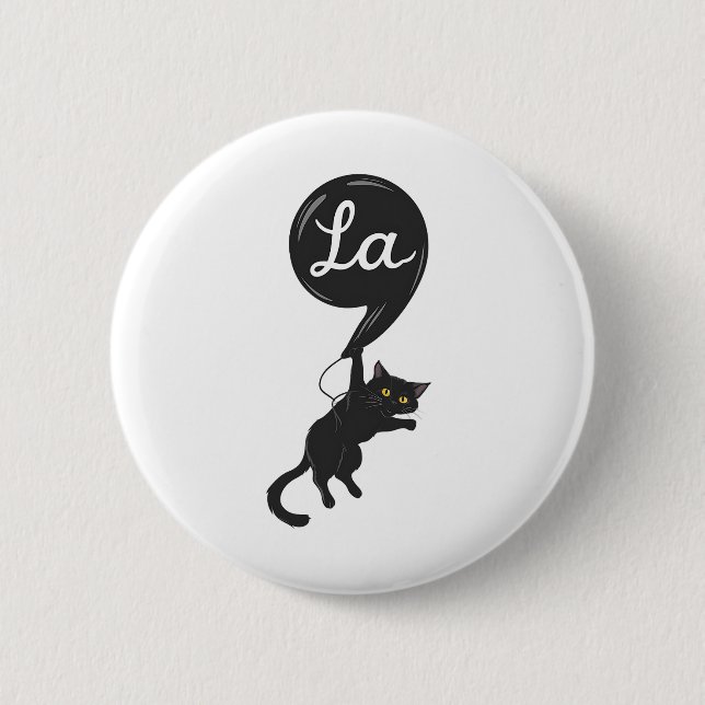Childless Cat Lady Comma - La Kamala Harris for Pr Button (Vorderseite)