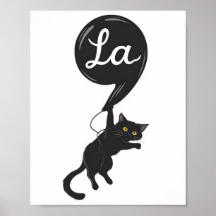 Childless Cat Lady Comma - La Kamala Harris for Pr Poster