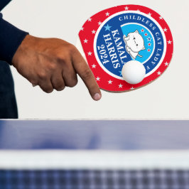 Childless Cat Lady for Kamala Harris Tischtennis Schläger