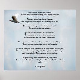 Children by Kahlil Gibran Poster