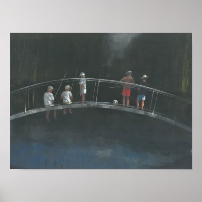 Children fishing poster (Vorne)