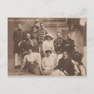 Children KAISER WILHELM II Deutschland #025D Postkarte