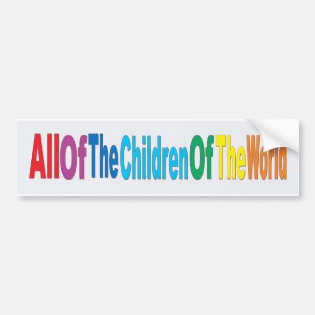 Children of the World Autoaufkleber (Vorne)