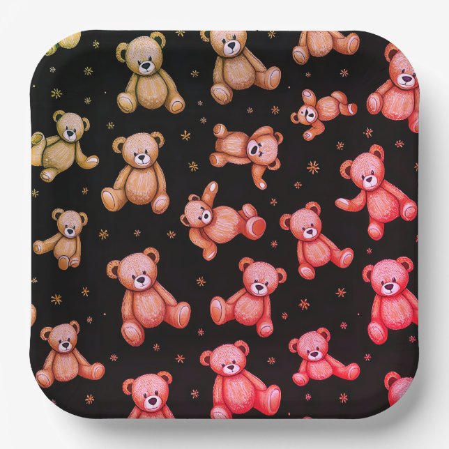 children paper plate pappteller (Vorderseite)