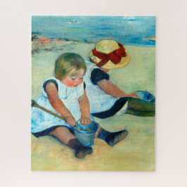 Children Playing on the Beach by Mary Cassatt