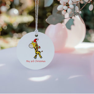 Children’s Giraffe Christmas Ornament