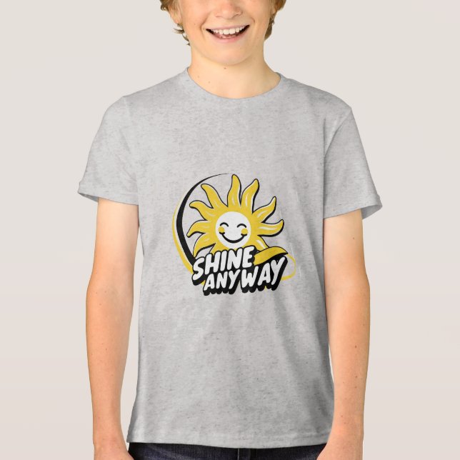 Children’s Inspirational Shirt – Shine T-Shirt (Vorderseite)