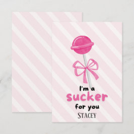 Children Valentine "I'm a Sucker for You"