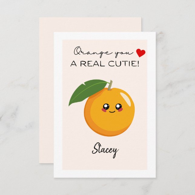 Children Valentine "You're a Real Cutie" (Vorne/Hinten)